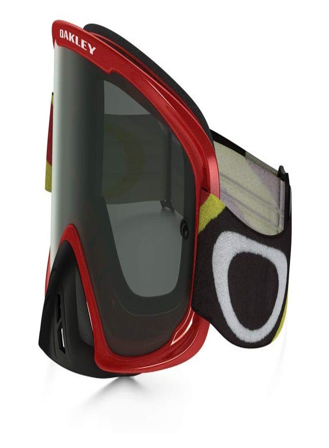 Oakley O2 MX Goggles Heritage Racer Red/Dark Grey - Image 1